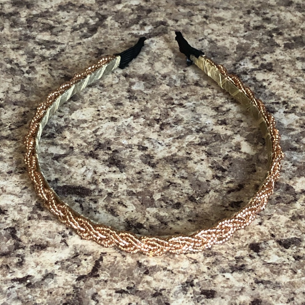 Gold Beaded Headband